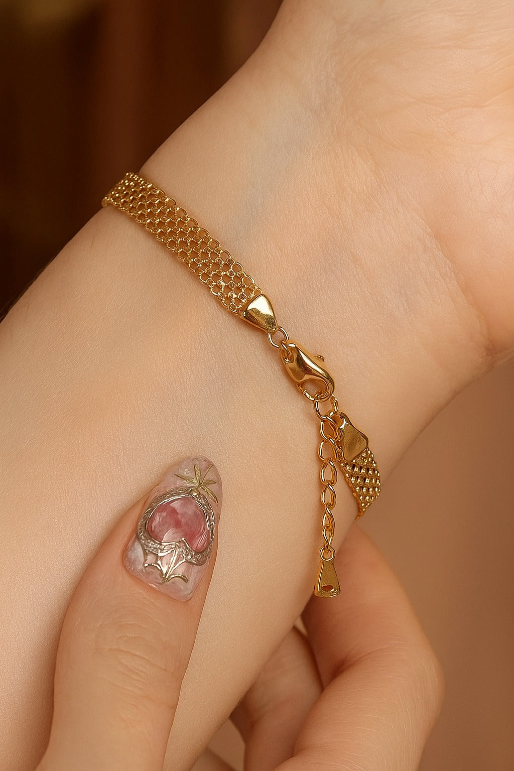 Golden Net Bracelet