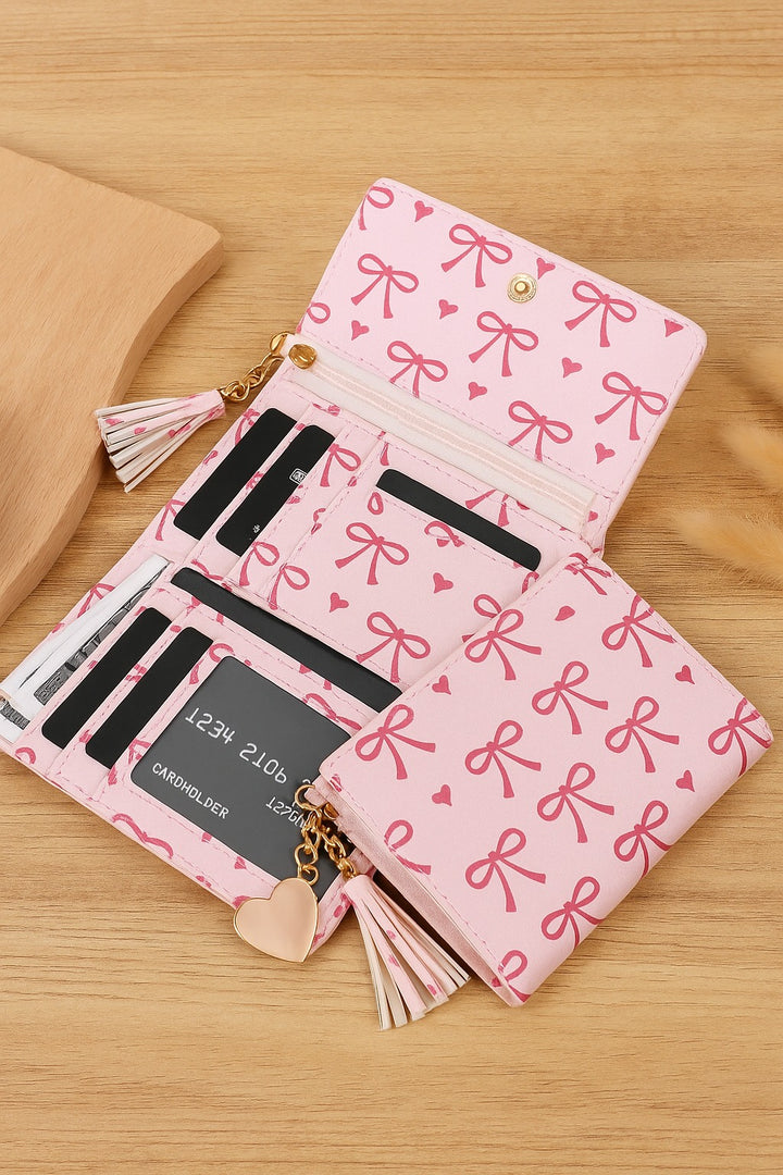 Light Pink Bow Wallet – Cute & Stylish Women’s Purse
